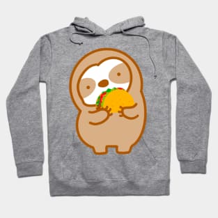 Easily Distracted By Taco Sloth Hoodie